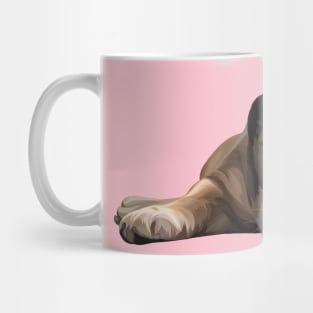 Lazy English Bulldog Mug